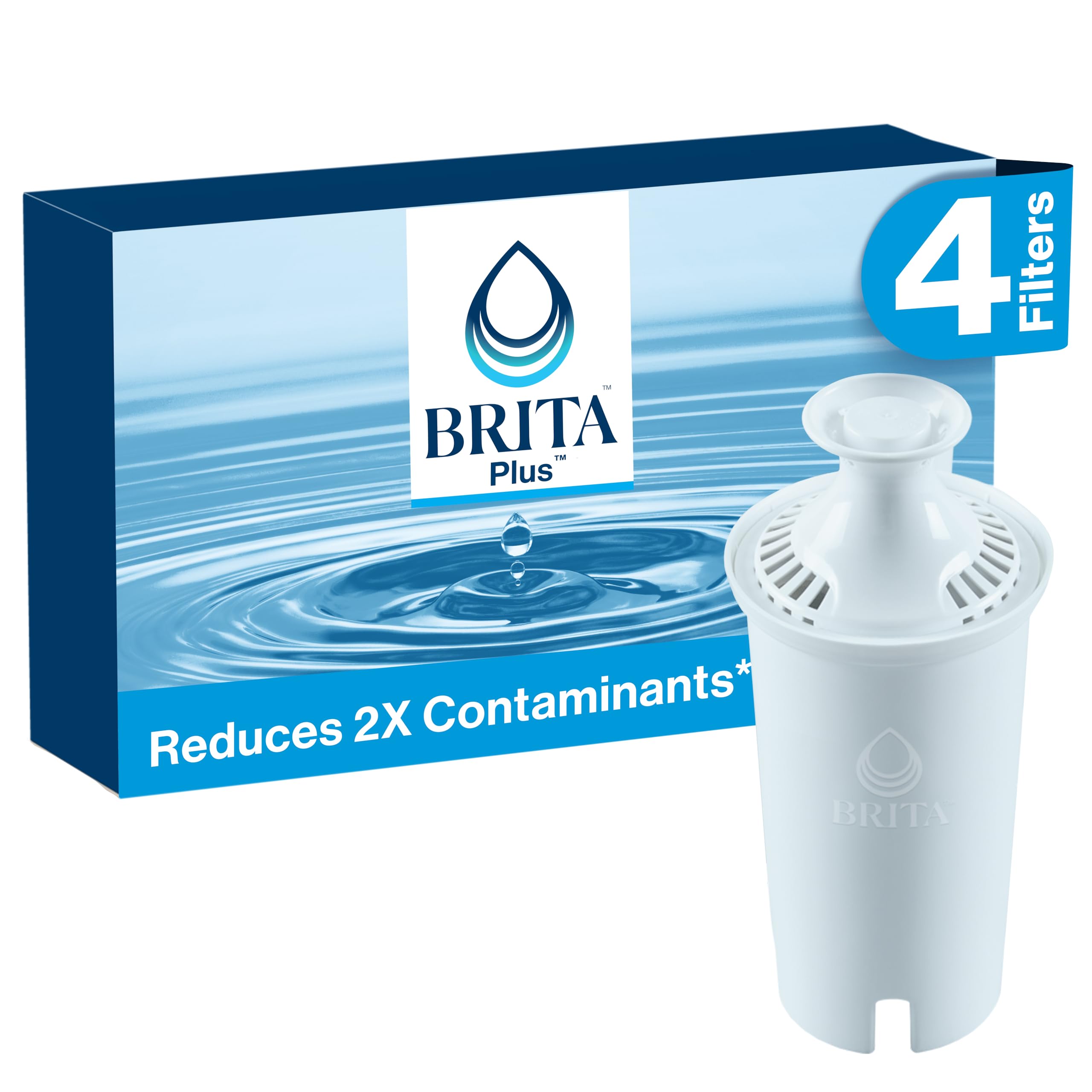 Foto 1 | Filtro De Agua Brita Plus De Alta Densidad Sin Bpa  4 Filtros - Venta Internacional.