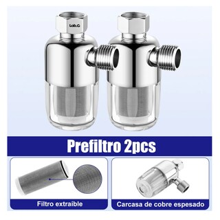 Foto 5 | Acero Inoxidable Filtro Purificador De Agua Para El Hogar 2p Lab.g Plateado