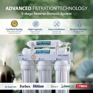 Foto 2 | Sistema De Filtro De Agua Apec Water Systems Roes-50 Essence Series - Venta Internacional.