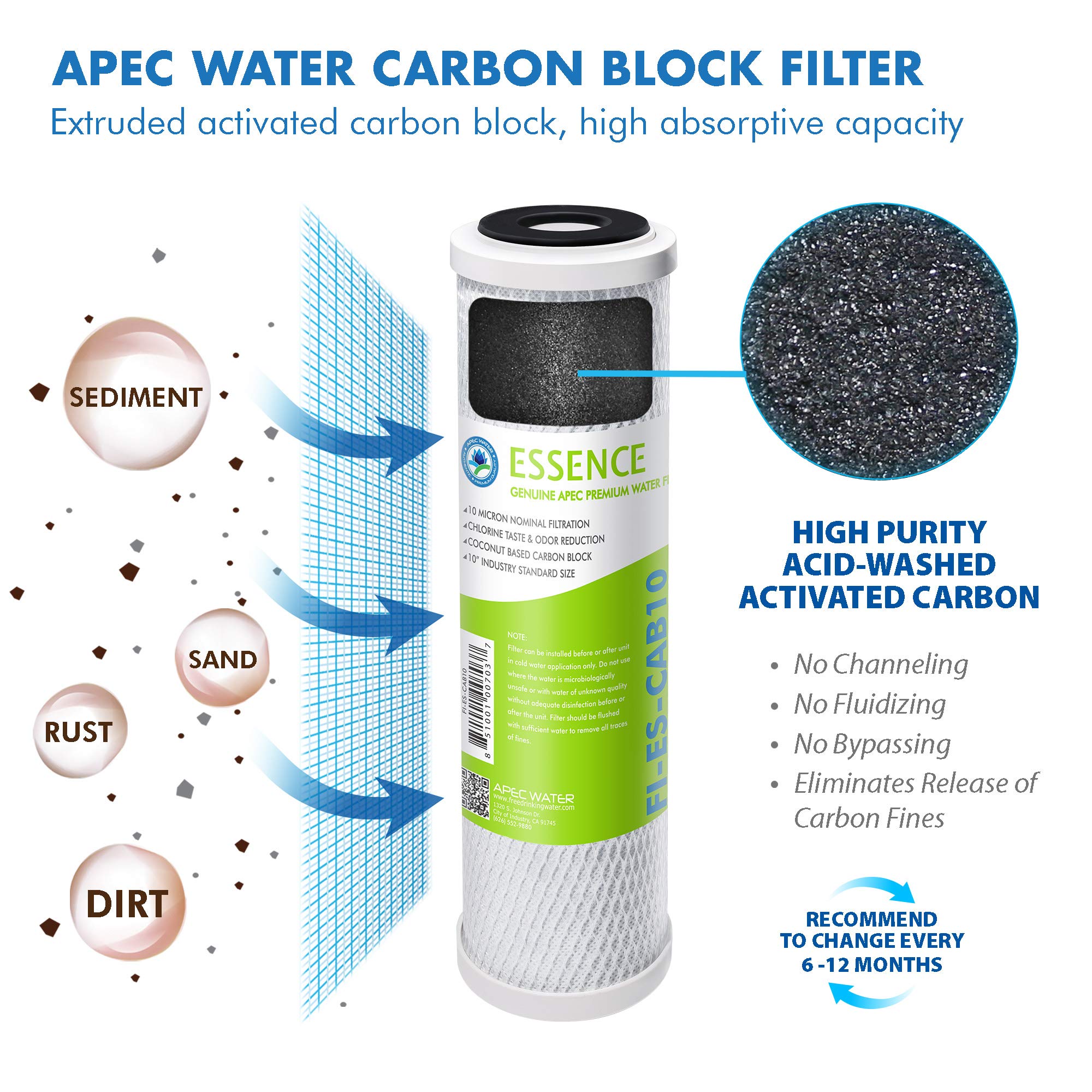 Foto 4 pulgar | Juego De Filtros De Repuesto Apec Water Filter-max-esph 75 Gpd - Venta Internacional.