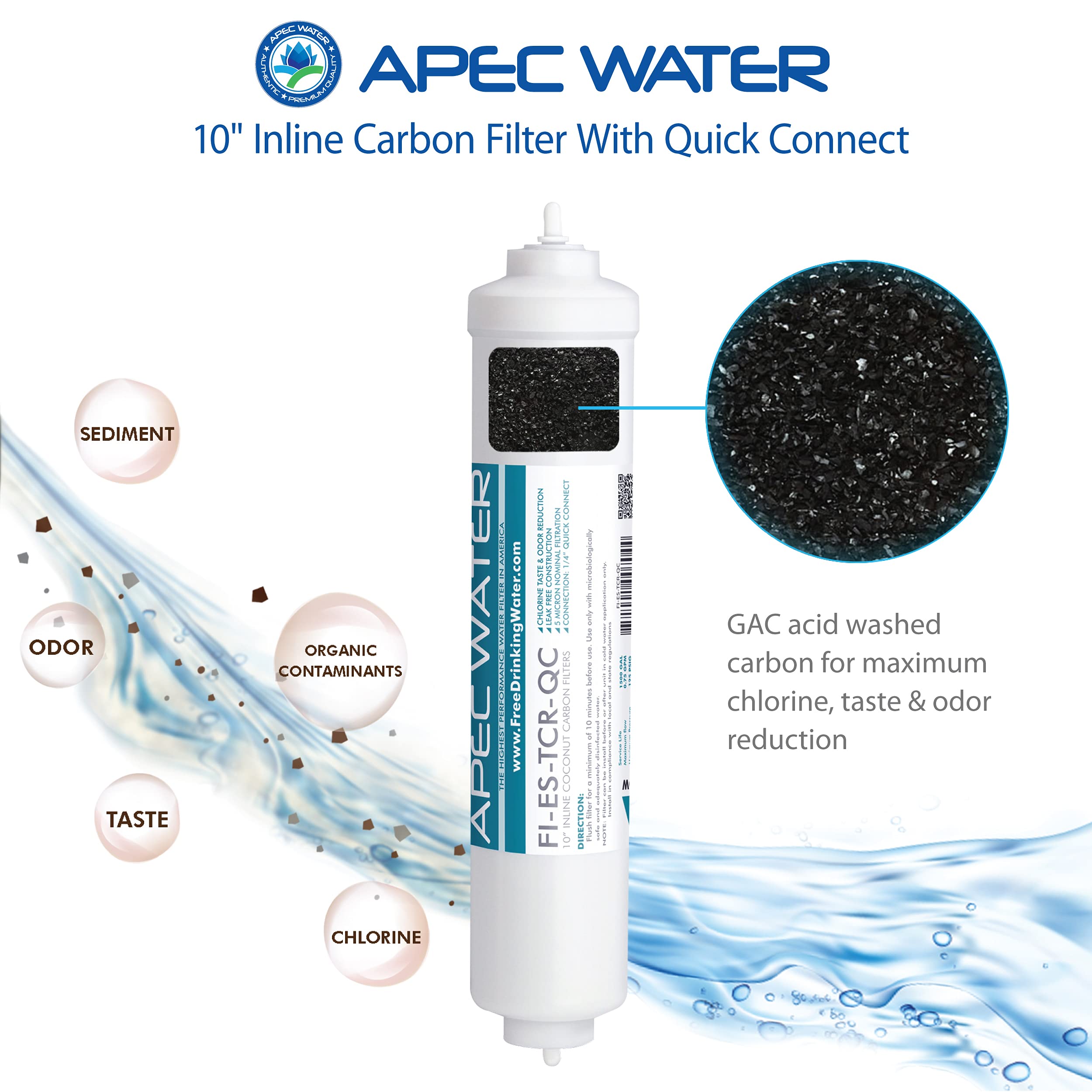 Foto 6 pulgar | Juego De Filtros De Repuesto Apec Water Filter-max-esph 75 Gpd - Venta Internacional.