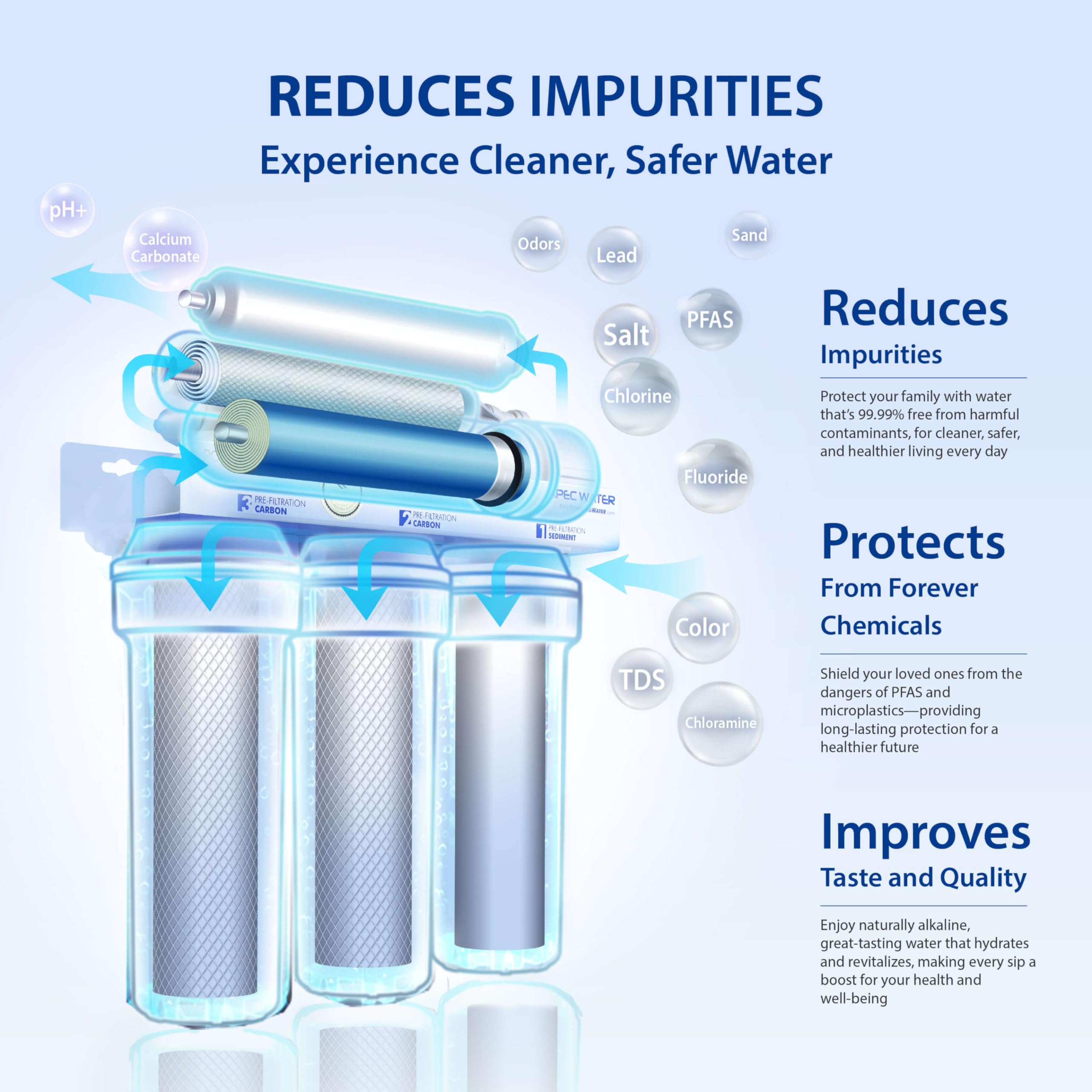 Foto 4 pulgar | Sistema De Filtro De Agua Apec Water Roes-ph75 Essence Series - Venta Internacional.
