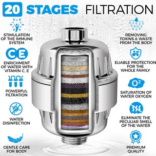 Foto 4 | Cartucho De Filtro De Repuesto Aquahomegroup 20-stage - Venta Internacional.