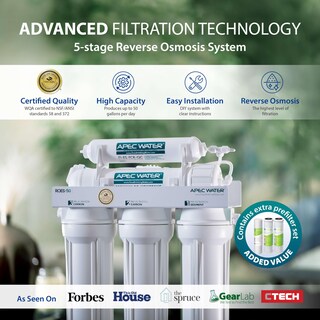 Foto 2 | Sistema De Filtro De Agua Apec Water Systems Roes-50 Essence - Venta Internacional.