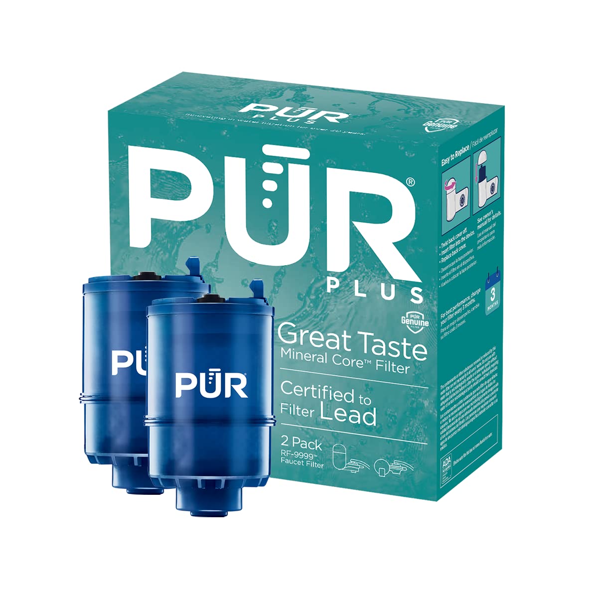 Filtro De Repuesto Para Montaje En Grifo Pur Plus Rf99992  Paquete De 2 - Venta Internacional.