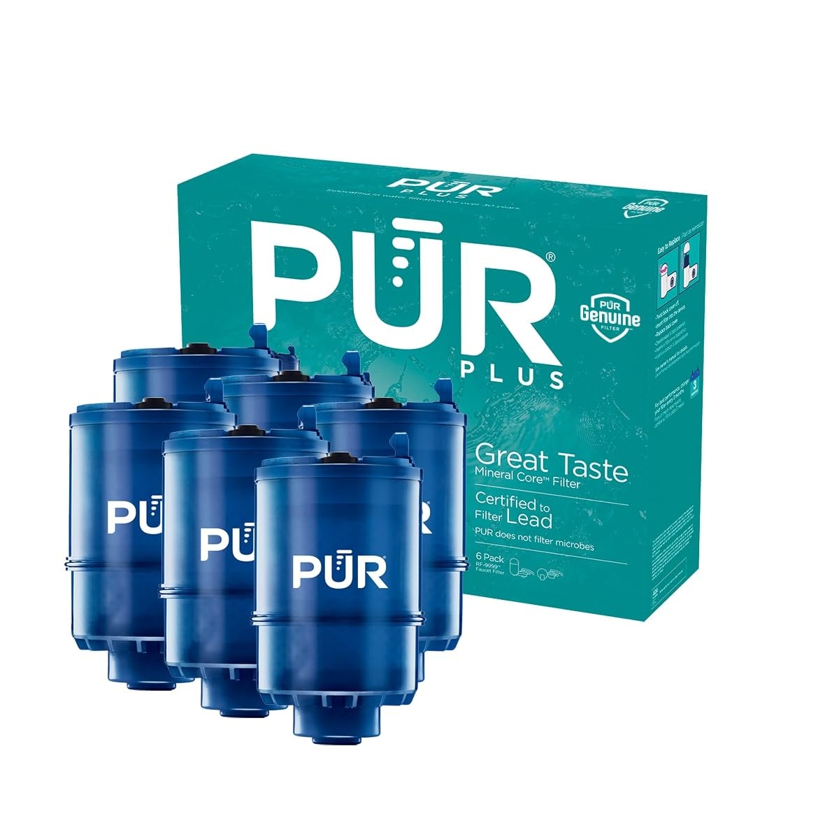 Foto 2 pulgar | Filtro De Agua Pur Plus Mineral Core De Repuesto (paquete De 6) - Venta Internacional.