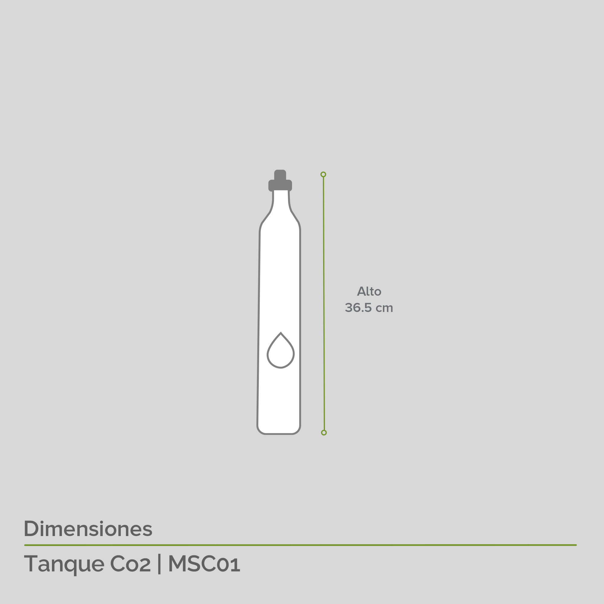 Foto 4 pulgar | Cilindro Reutilizable de Co2 Avera Msc01 Multicolor para Maquina de Sodas