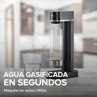 Foto 5 | Maquina de Sodas Avera Ms01 color Negro Cilindro Co2 Incluido Gasificadora