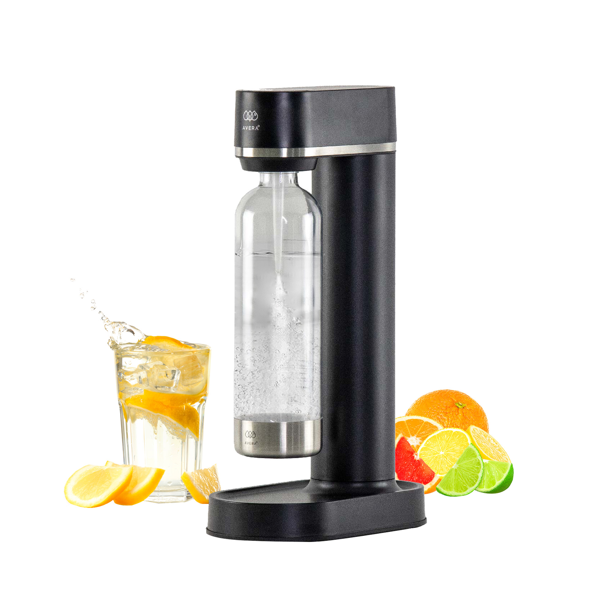Foto 6 | Maquina de Sodas Avera Ms01 color Negro Cilindro Co2 Incluido Gasificadora