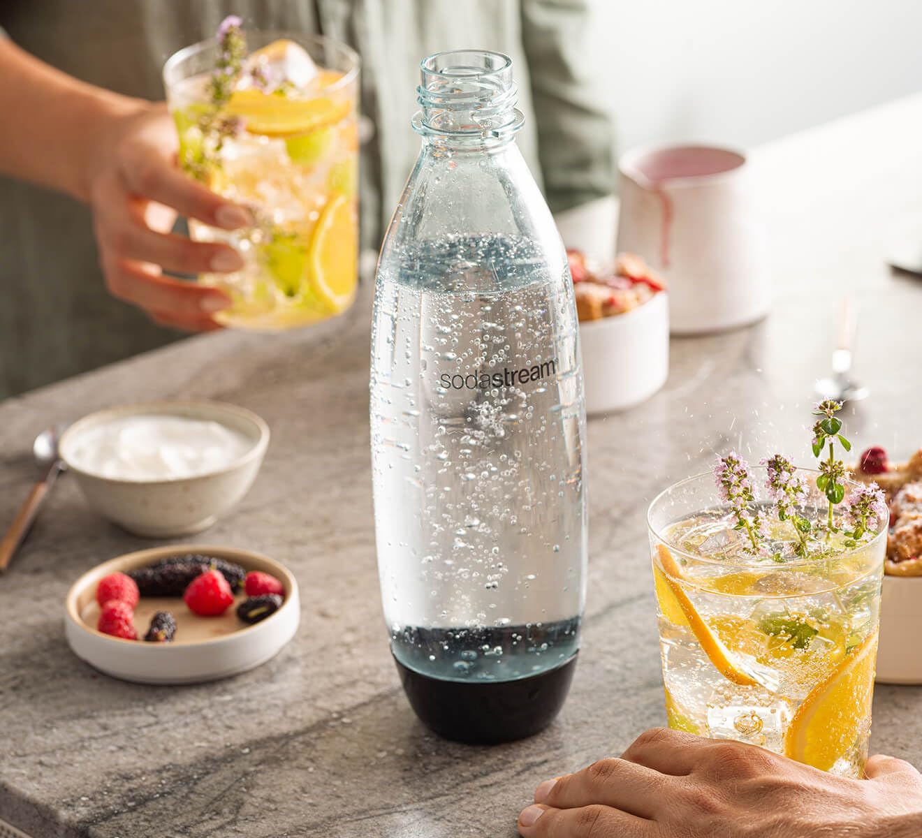 Foto 5 pulgar | Botellas de Carbonatación Sodastream 1 Litro Negro - Venta Internacional