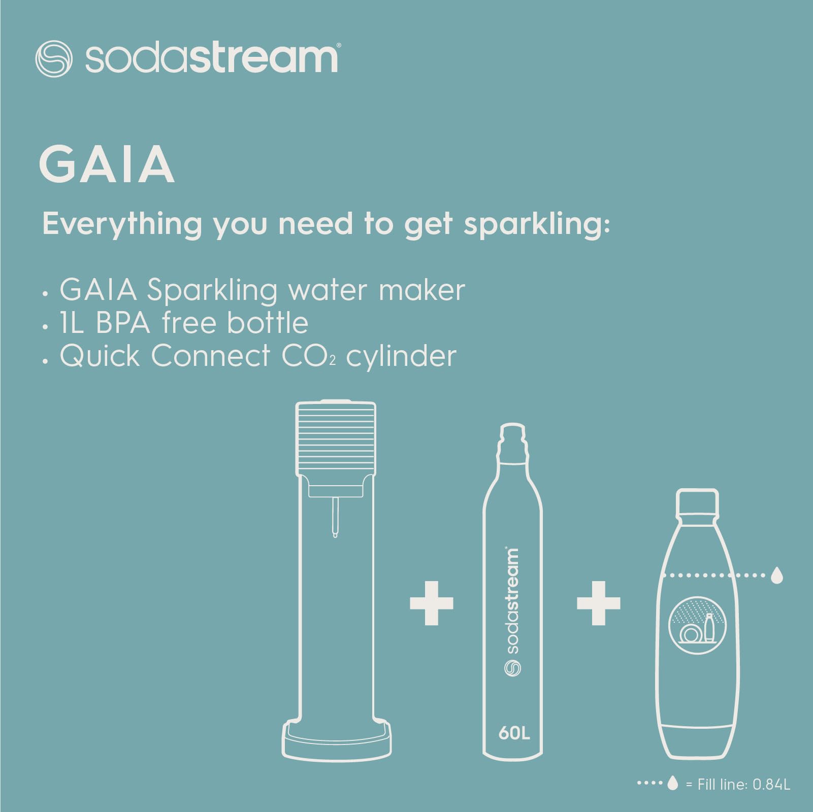 Foto 7 pulgar | Máquina para Hacer Agua con Gas Sodastream Gaia Black - Venta Internacional