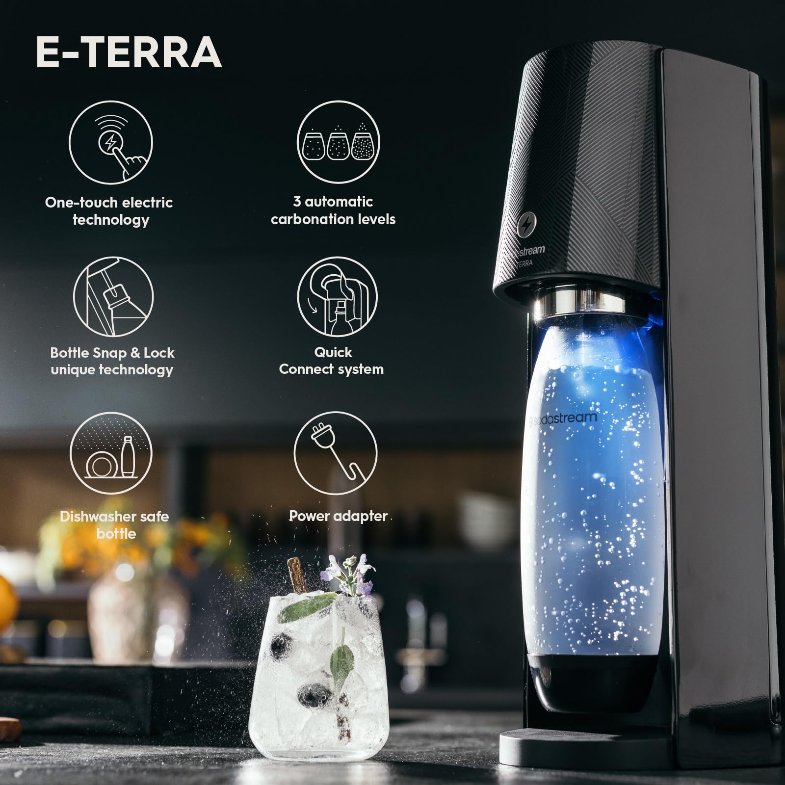 Foto 8 pulgar | Máquina para Hacer Agua con Gas Sodastream Gaia Black - Venta Internacional