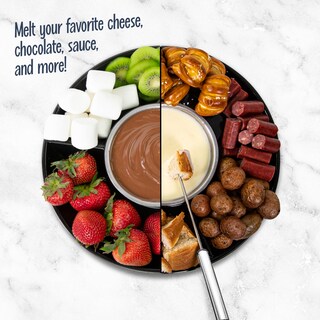 Foto 4 | Set De Fondue Eléctrico Para Fiestas Nostalgia, 10 Onzas, Para Chocolate Negro - Venta Internacional.