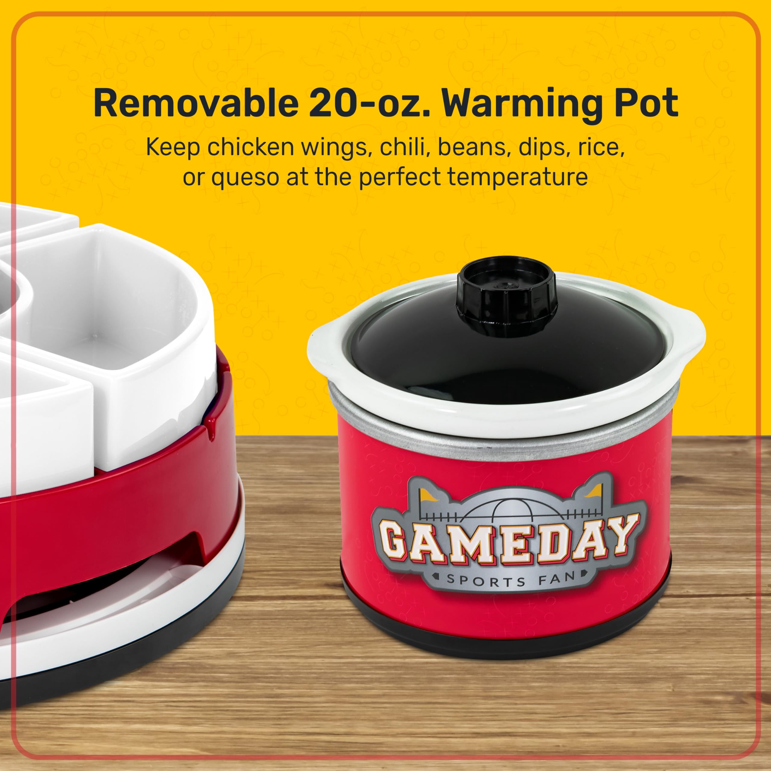 Foto 4 | Bandeja Para Servir Nostalgia Con Olla Térmica De Cerámica De 600 Ml - Venta Internacional.