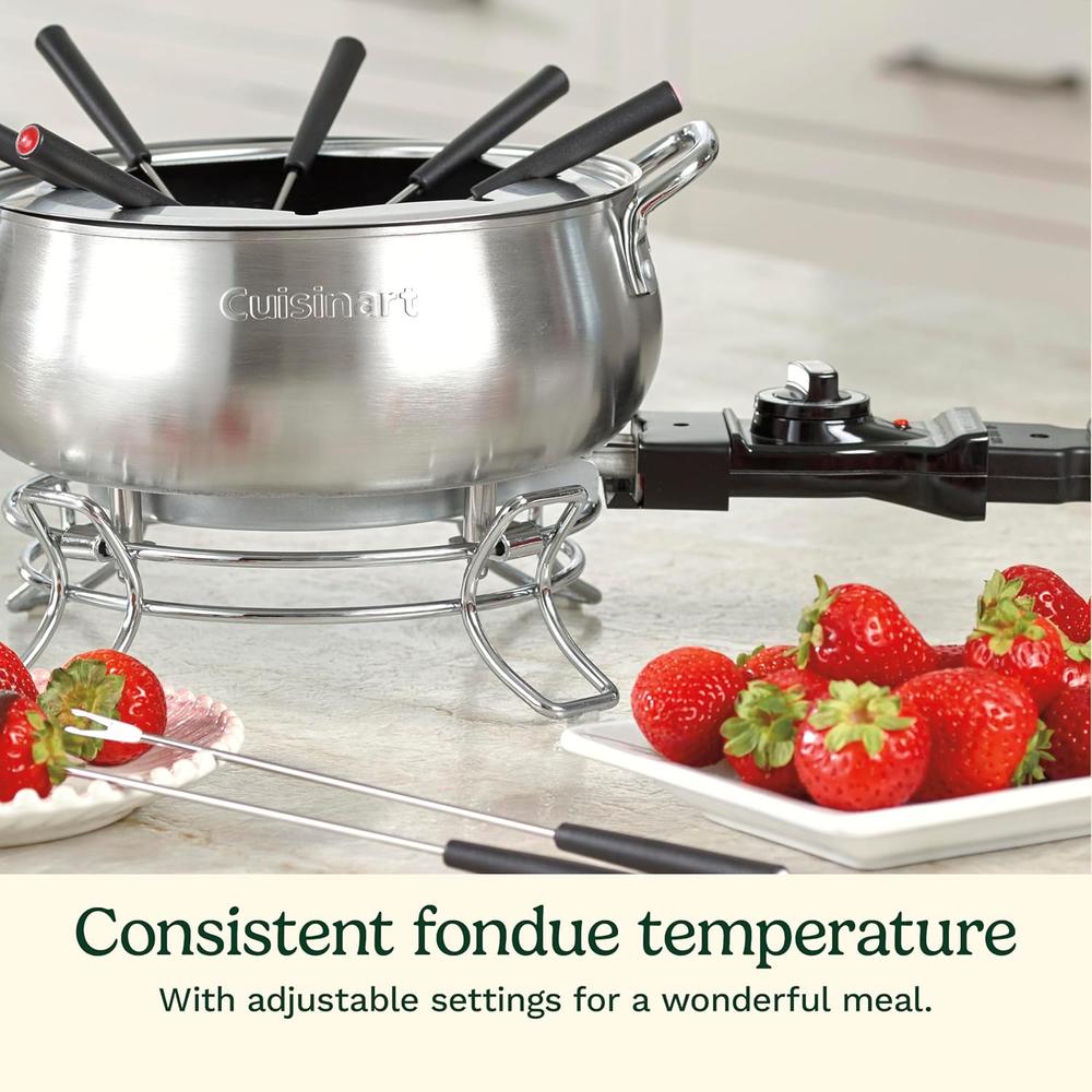 Foto 4 pulgar | Fondue Electrico Cuisinart Cfo-3ss 2.8l