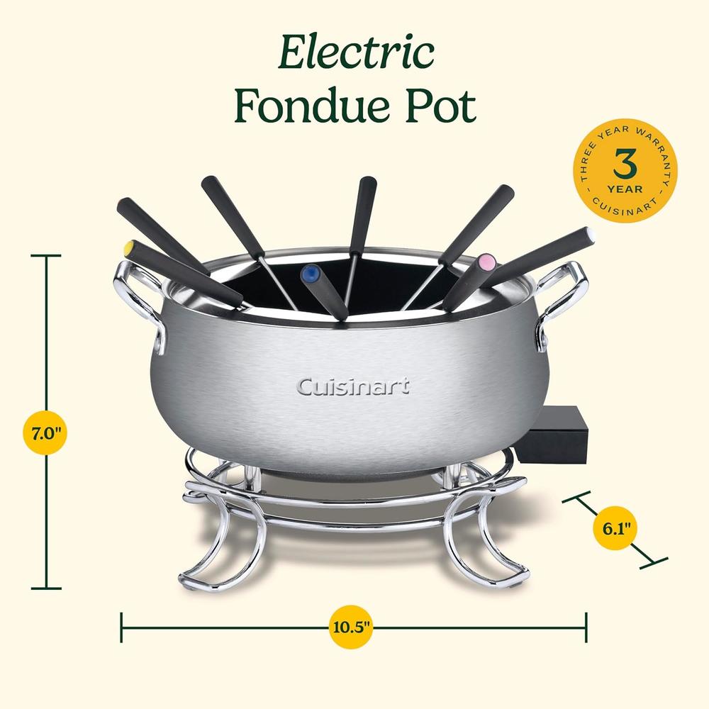 Foto 7 pulgar | Fondue Electrico Cuisinart Cfo-3ss 2.8l
