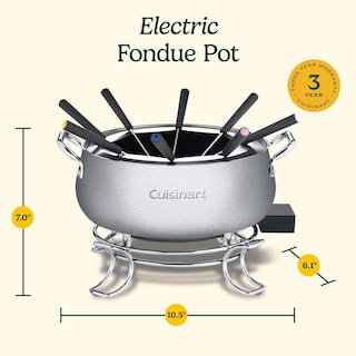 Foto 6 | Fondue Electrico Cuisinart Cfo-3ss 2.8l