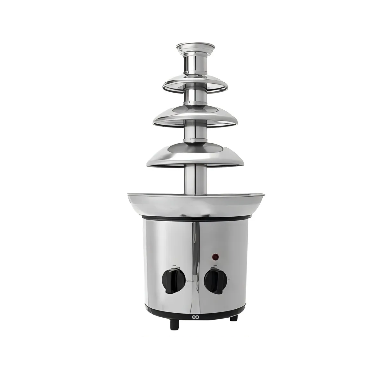 Foto 1 | Fuente De Chocolate 4 Niveles Para Dulce, Queso De Nacho Y Más Eo Safe Imports Esi-19179 Plata