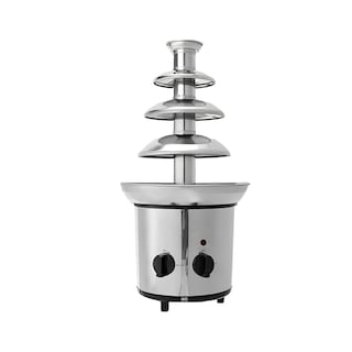 Foto 1 | Fuente De Chocolate 4 Niveles Para Dulce, Queso De Nacho Y Más Eo Safe Imports Esi-19179 Plata