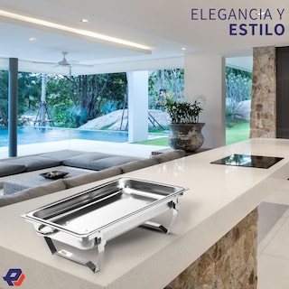 Foto 7 | Chafer Bufetera 3 Espacios Picool De Acero Inoxidable Para Chef Jm2212