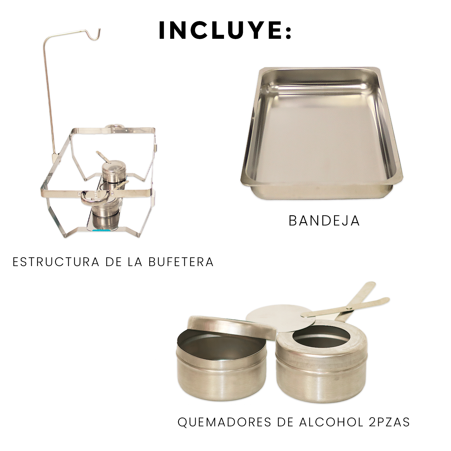 Foto 5 | Bufetera Chafer Arcoshop 1 Espacio de Acero Inoxidable para Chef
