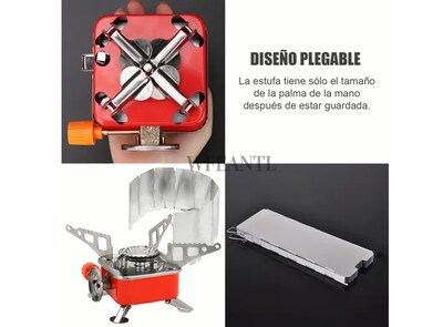 Foto 3 | Xtellar Estufa De Camping Premium, Ultracompacta Y Plegable En Acero Inoxidable