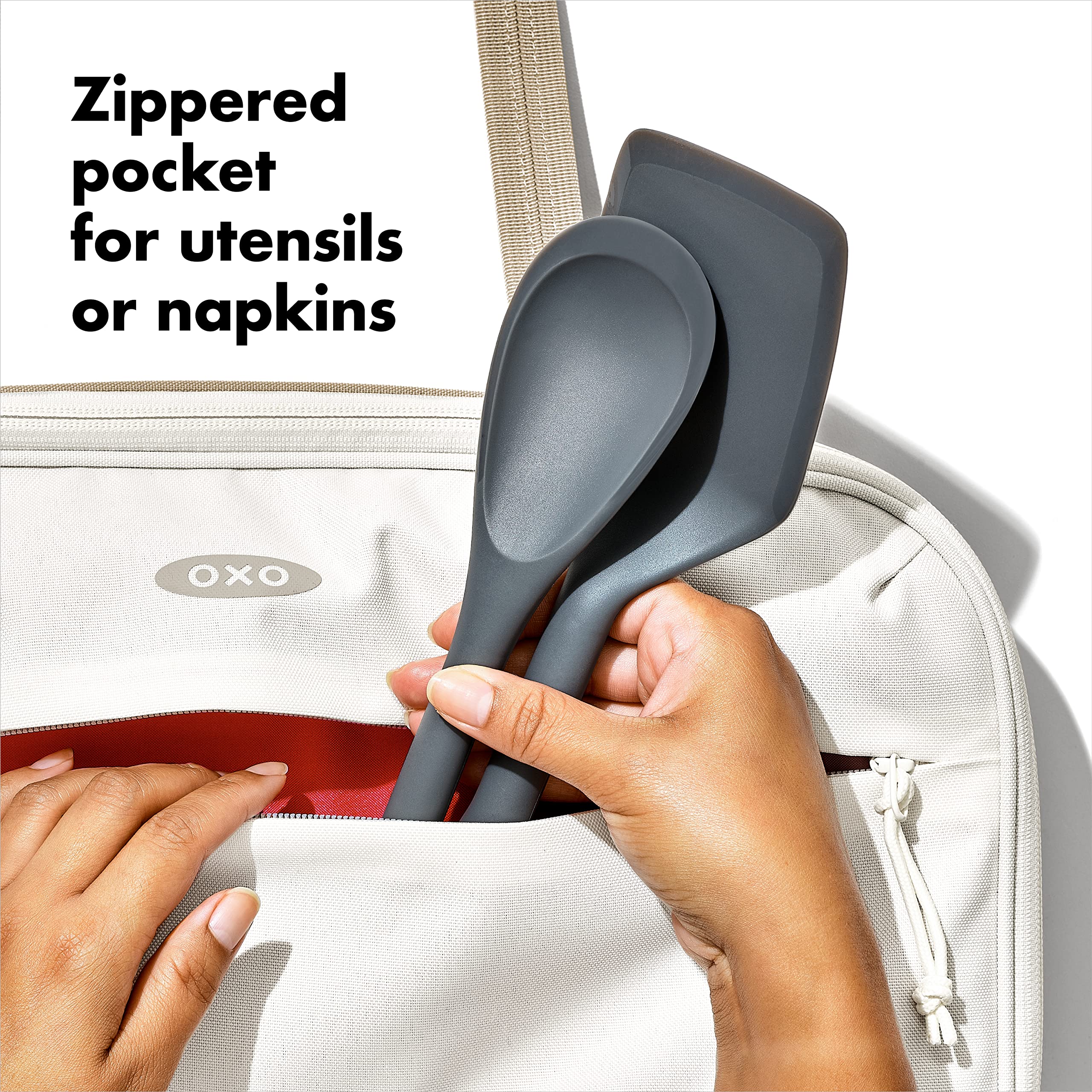 Foto 6 pulgar | Soporte Para Cazuelas Oxo Good Grips Con Aislamiento, Color Avena - Venta Internacional.