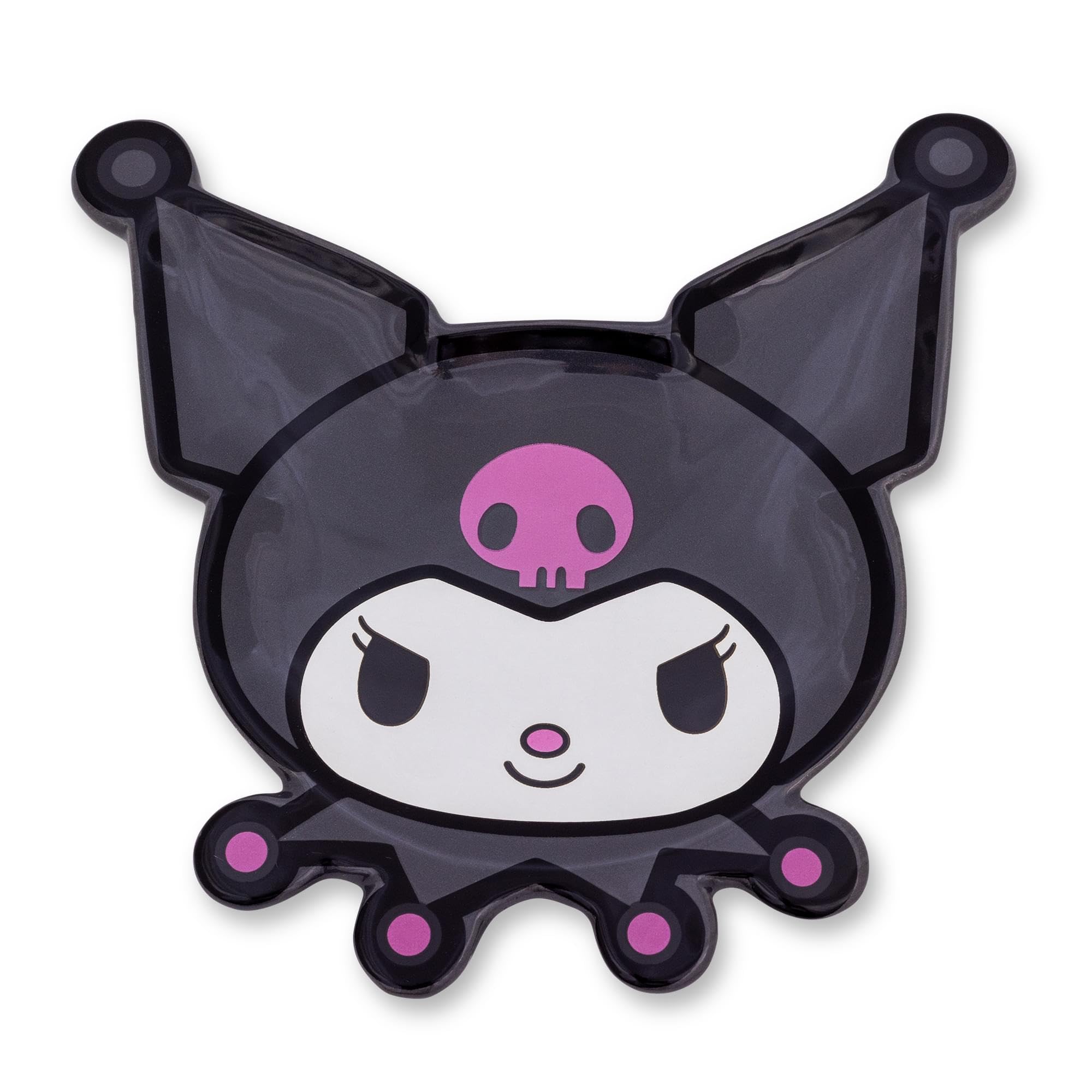 Foto 1 | Soporte Para Cucharas Sanrio Kuromi Face Sculpted Ceramic - Venta Internacional.