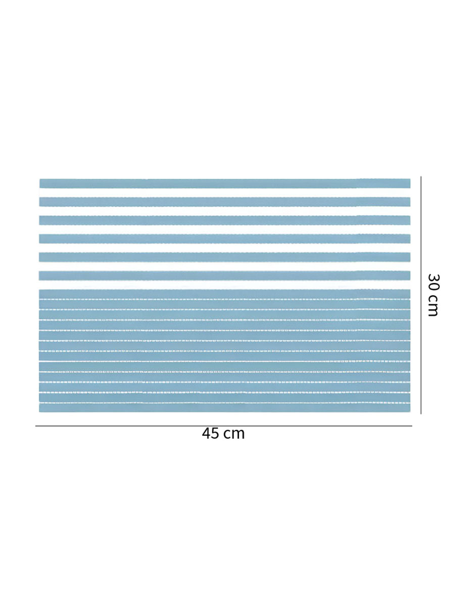 Foto 5 | Manteles Individuales Wünd Azul Claro 8 Piezas 45×30 cm