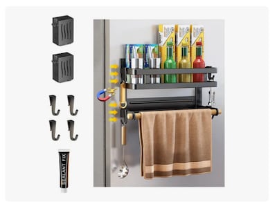 Foto 1 | Organizador Xtellar Magnético De Refrigerador De Cocina Y Cubiertos