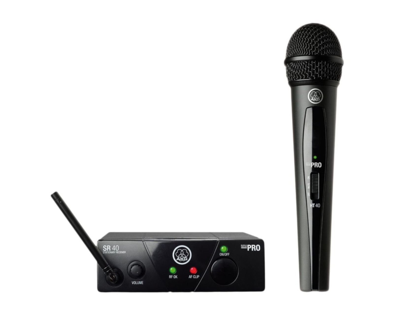 Sistema Inalámbrico Uhf Dinámico Wms40 Mini Vocal Set Bd Ism1 Akg