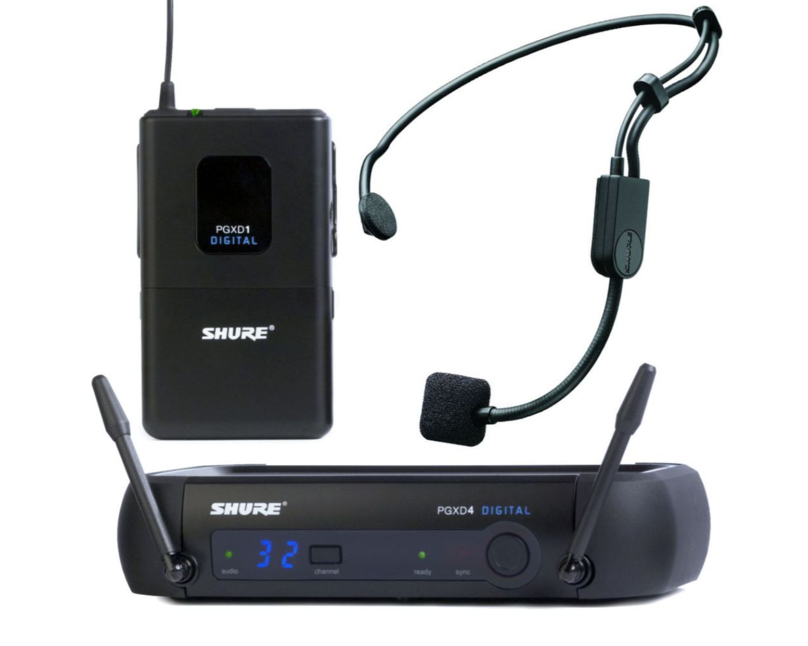 Foto 1 | Sistema Inalámbrico Shure Pgxd14-pga31 con Micrófono de Diadema Transmisor y Receptor