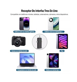 Foto 3 | Micrófono Inalámbrico Lab.G 2 Piezas para iPhone
