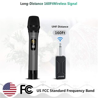 Foto 2 | Venta Internacional - Micrófono De Mano Inalámbrico Uhf