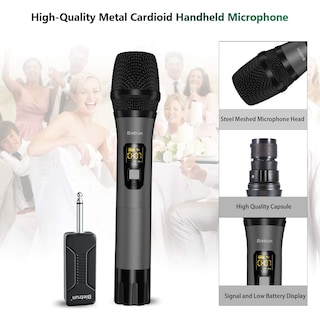 Foto 3 | Venta Internacional - Micrófono De Mano Inalámbrico Uhf