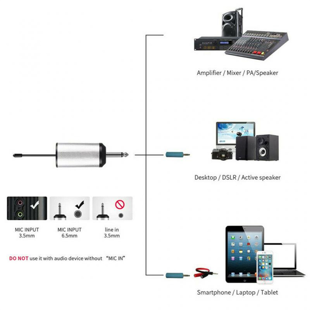 Foto 4 | Micrófono Lavalier Inalámbrico Y Receptor Portátil Uhf4 - Venta Internacional.