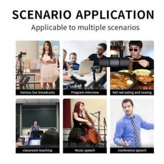 Foto 3 | Tapa De Micrófono Lavalier Inalámbrica Tipo C K8 Para Smartphone - Venta Internacional.
