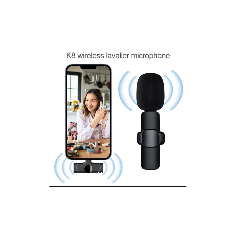 Foto 3 pulgar | Micrófono Inalámbrico Bluetooth Para Teléfonos Tipo C - Venta Internacional.