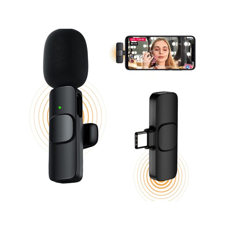 Foto 3 | Micrófono Inalámbrico K8 Para Android Tipo C - Venta Internacional.