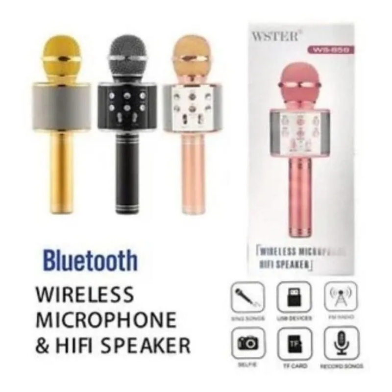 Foto 3 pulgar | Teléfono Inalámbrico Portátil Con Micrófono De Karaoke - Venta Internacional.