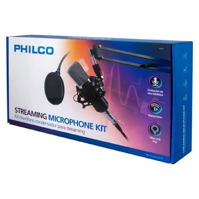 Foto 7 pulgar | Kit De Micrófono Streaming Studio Con Brazo De Antípode Y Filtro - Venta Internacional.