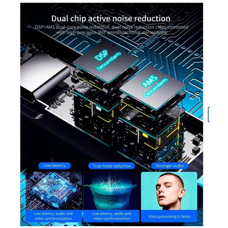 Foto 6 pulgar | Micrófono Inalámbrico Tipo C Para Android Con Batería De 10 H De Duración - Venta Internacional.