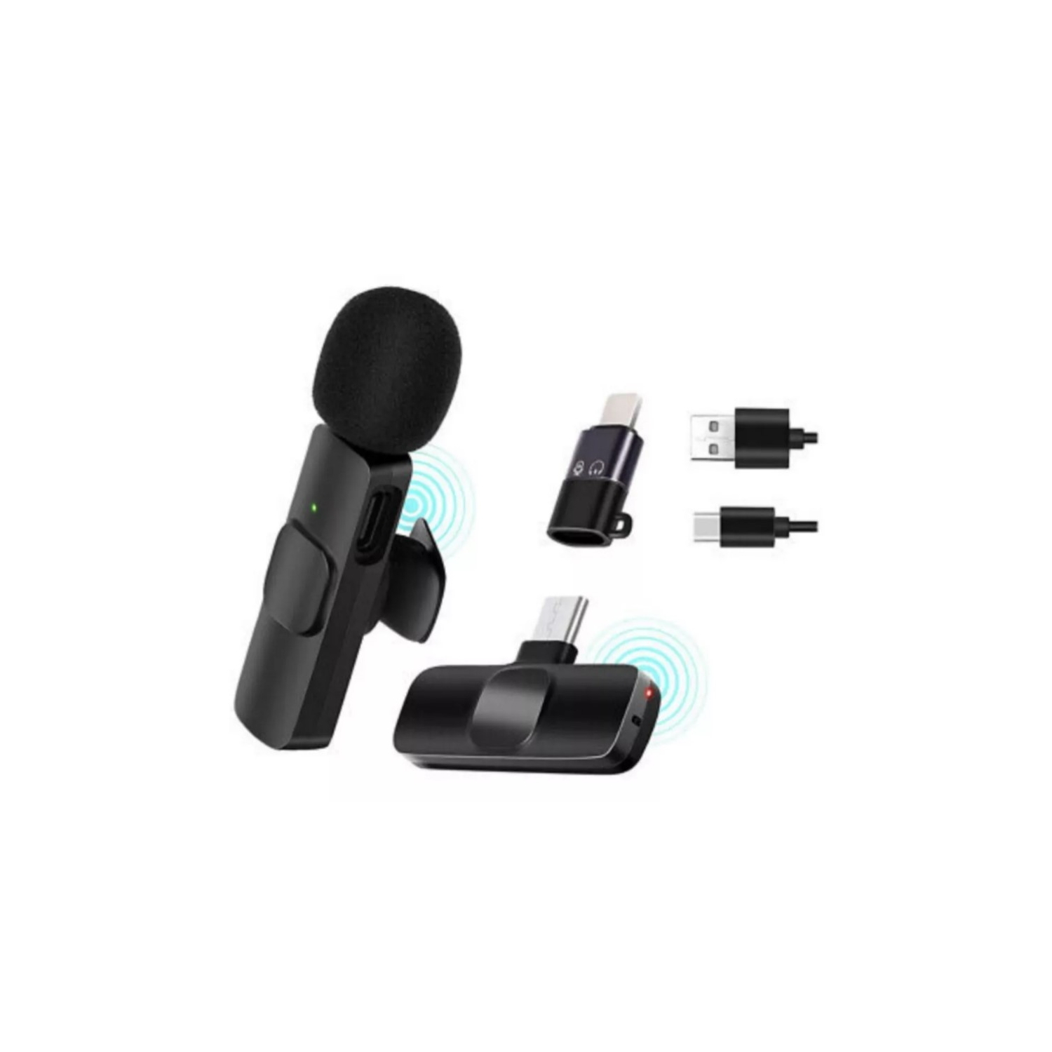 Foto 2 pulgar | Micrófono Inalámbrico de Solapa Lavalier Tipo C K8 para Smartphone - Venta Internacional
