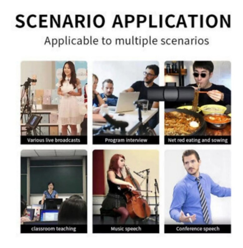 Foto 4 pulgar | Micrófono Inalámbrico de Solapa Lavalier Tipo C K8 para Smartphone - Venta Internacional