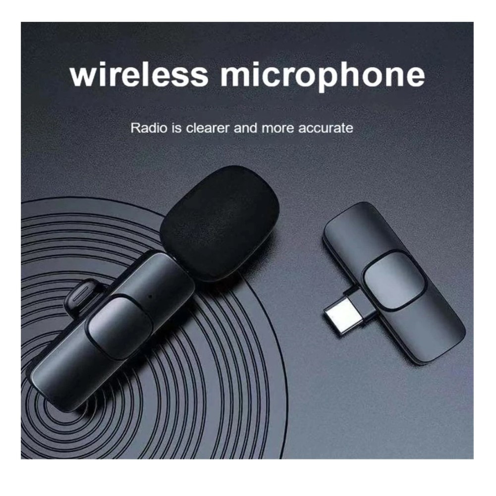 Foto 3 pulgar | Micrófono Inalámbrico de Solapa Lavalier Tipo C para Teléfono Celular - Venta Internacional