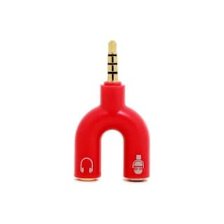 Foto 1 | Adaptador Divisor De Audio De 3.5 Mm Para Micrófono Y Auriculares - Venta Internacional