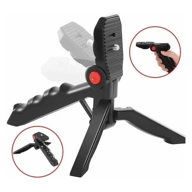 Foto 3 pulgar | Kit de Grabación con Micrófono Luz Led y Soporte para Trípode - Venta Internacional