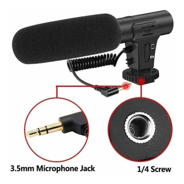 Foto 5 pulgar | Kit de Grabación con Micrófono Luz Led y Soporte para Trípode - Venta Internacional