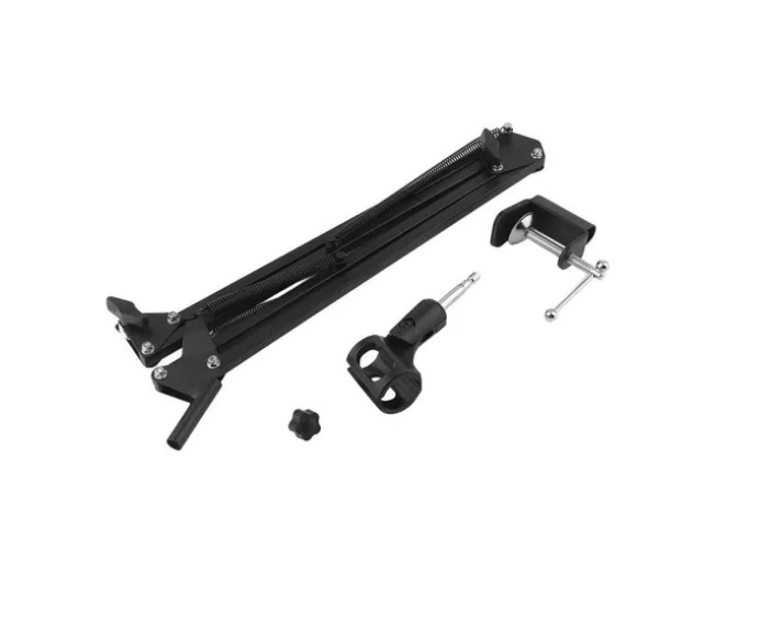 Foto 3 pulgar | Atril Metálico con Brazo de Soporte de Micrófono Ajustable - Venta Internacional