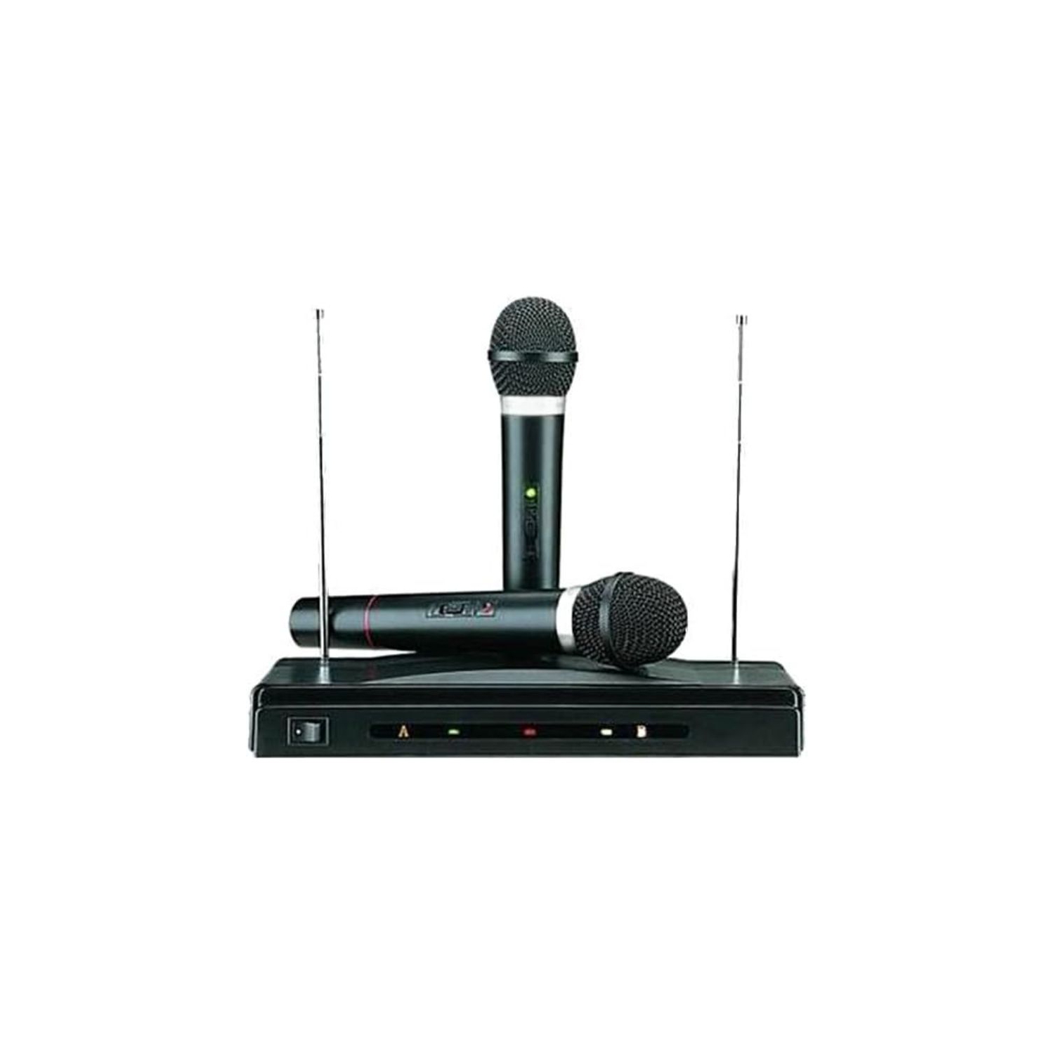 Kit de Micrófono Inalámbrico 2 Vhf con Alcance de 10 m - Venta Internacional